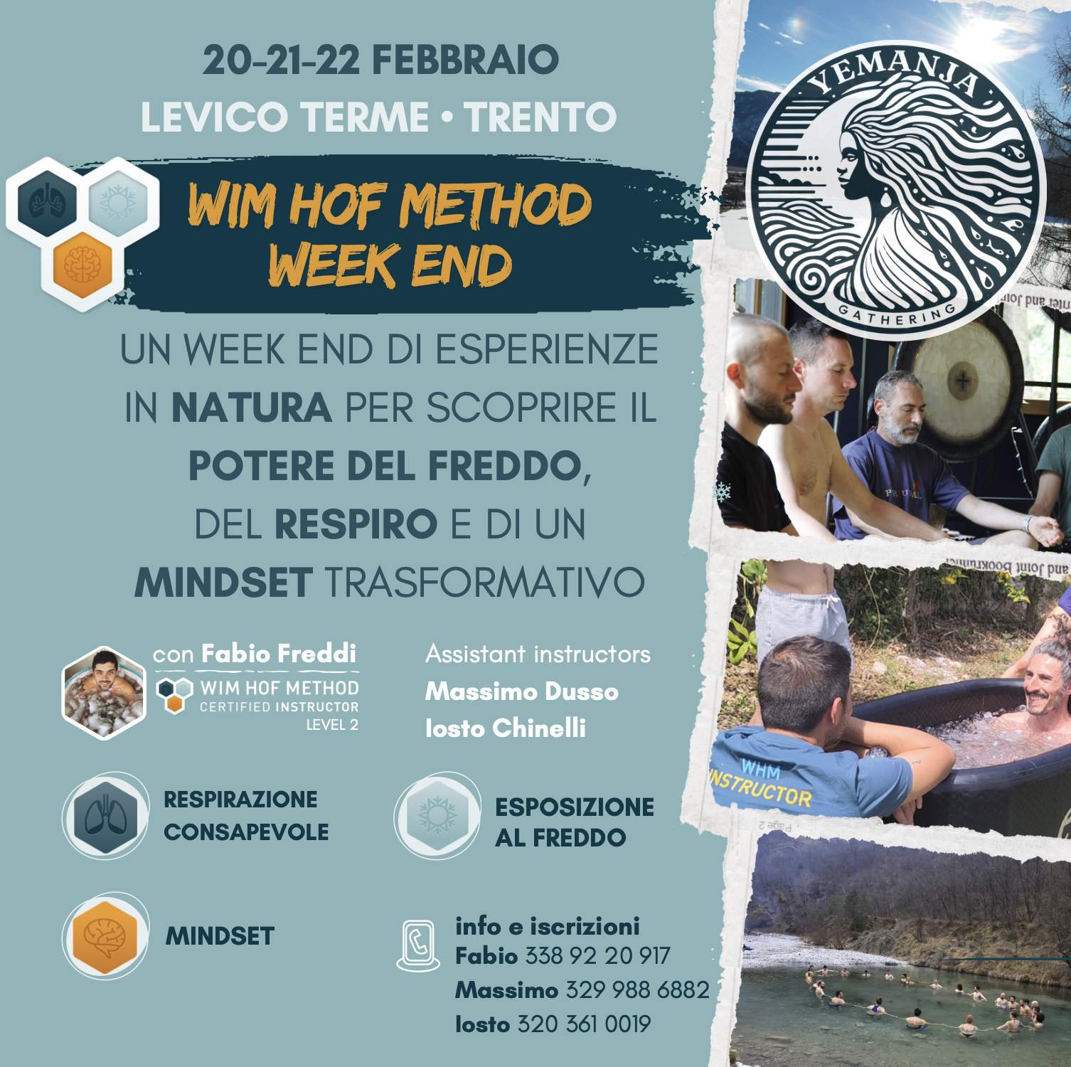 Il fuoco dentro: un weekend per scoprire il potere del freddo e del respiro